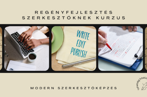 Szerkesztőképzés regényfejlesztő kurzusa